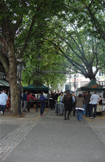 Exmouth market, street market, London EC1